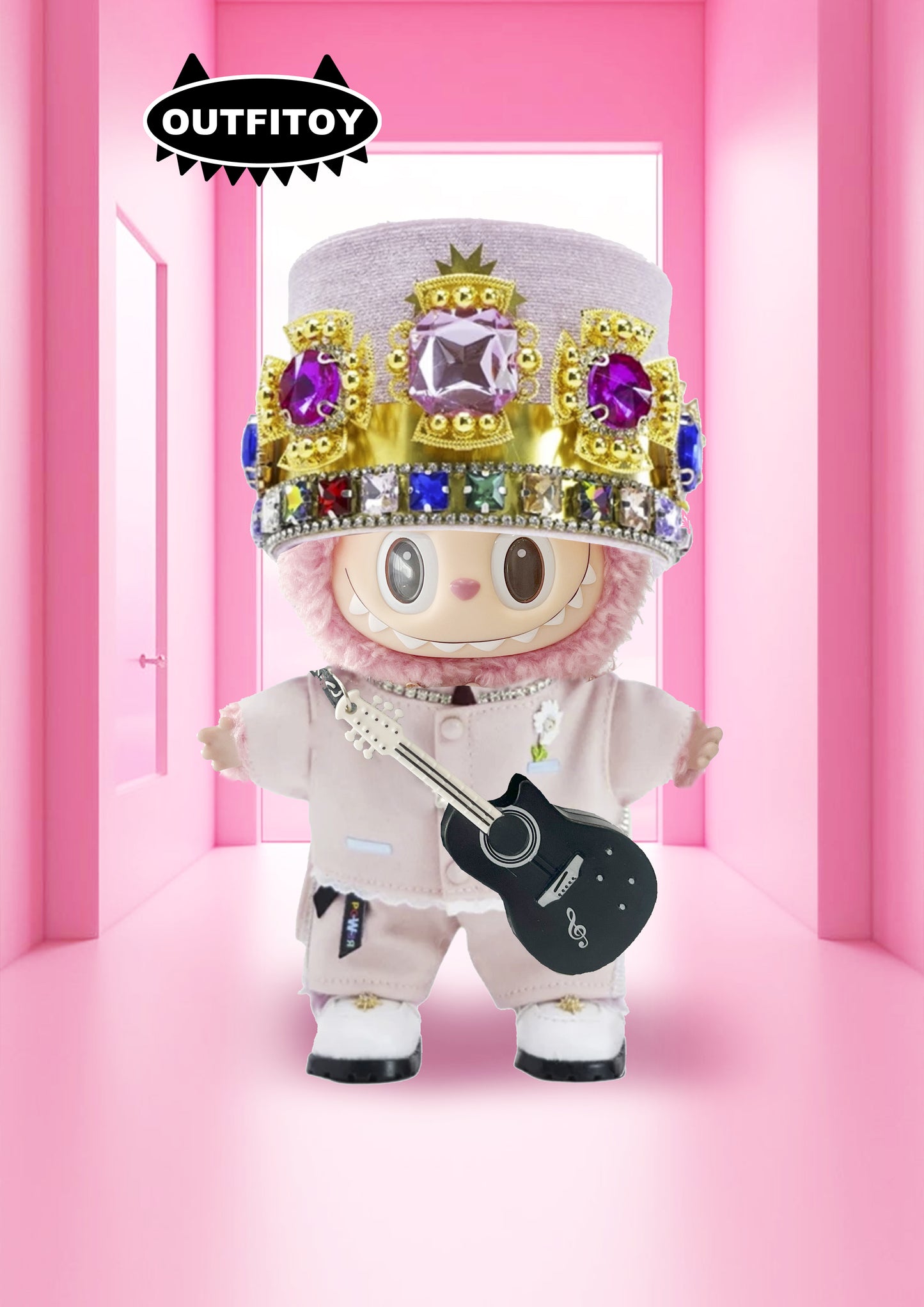 LABUBU G-Dragon Pink Outfit at 2024 MAMA
